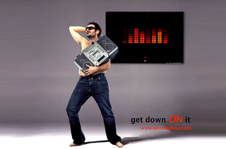 Illustration for article titled "On" is a Huge, Wall-Mounted Spectrum Analyzer